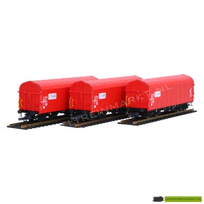 95484 85 86 Set van 3 Piko schiebeplanenwagen Shimmns NS CAIB