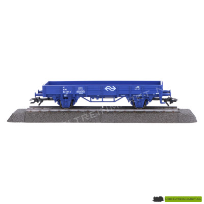 4433 Märklin Lageboordwagen NS in blauw