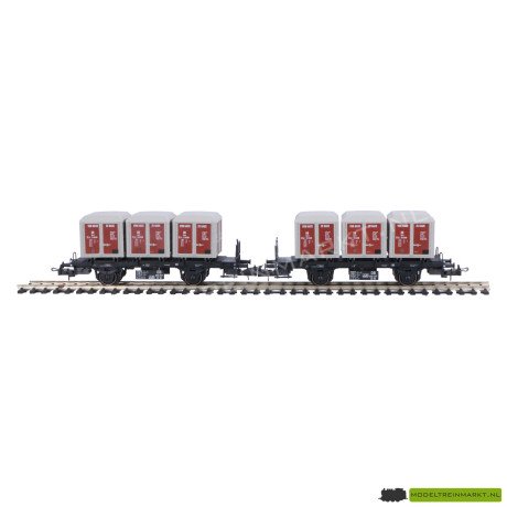 23941 Trix Set Containerdraagwagens 'von Haus zu Haus'