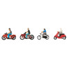 151669 Faller Motorrijders