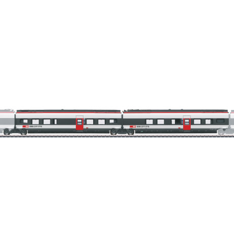 43461 Märklin Set uitbreidingsrijtuigen 1 voor RABe 501 Giruno