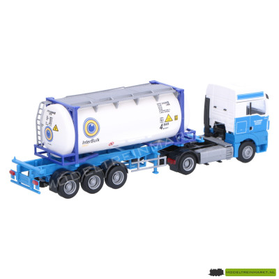 74165 AWM MAN TGX XXL Waveren "Interbulk" 20ft. van-Tankcontainer