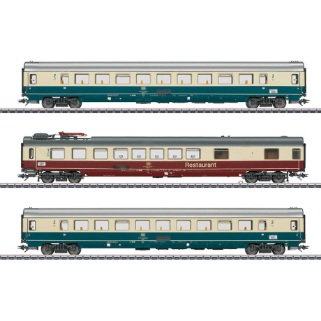 43767 Märklin Set personenwagons voor het langeafstandsverkeer "Königssee"